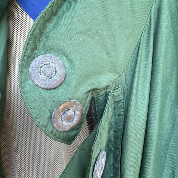 Vintage Woolrich Ultrex Green Nylon Windbreaker Jacket – Men’s XL - Picture 9 of 12